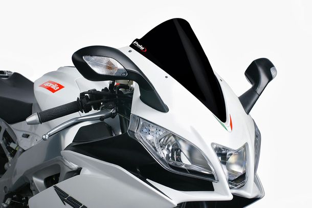 Windschild Puig Z-Racing-Scheibe mit ABE für Aprilia RS125, RSV4, RS4 125, RS4 125 Replica, RSV4 Factory, RSV4 R Bj. 2009 - 2026