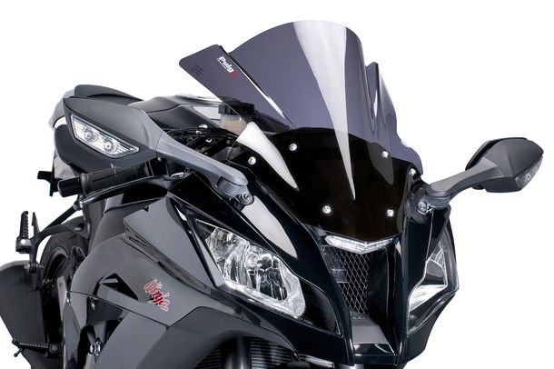 Windschild Puig Z-Racing-Scheibe mit ABE für Kawasaki ZX-10R Bj. 2011 - 2015