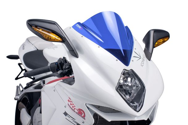 Windschild Puig Z-Racing-Scheibe mit ABE für MV Agusta F3 800, F3 675, F3 675 ORO, F3 800 RC Bj. 2012 - 2023
