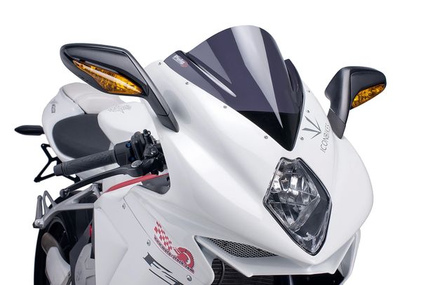 Windschild Puig Z-Racing-Scheibe mit ABE für MV Agusta F3 800, F3 675, F3 675 ORO, F3 800 RC Bj. 2012 - 2023