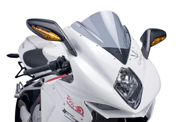 Windschild Puig Z-Racing-Scheibe mit ABE für MV Agusta F3 800, F3 675, F3 675 ORO, F3 800 RC Bj. 2012 - 2023