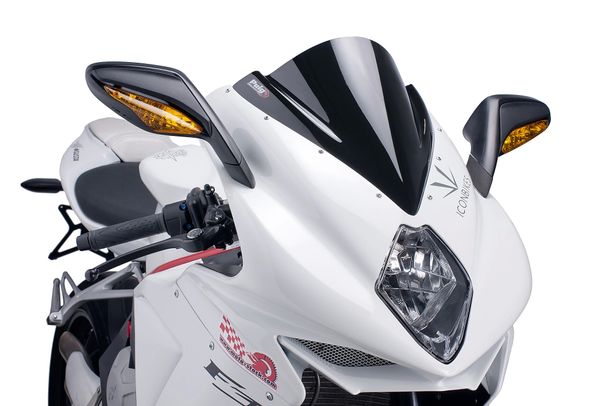Windschild Puig Z-Racing-Scheibe mit ABE für MV Agusta F3 800, F3 675, F3 675 ORO, F3 800 RC Bj. 2012 - 2023