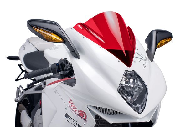 Windschild Puig Z-Racing-Scheibe mit ABE für MV Agusta F3 800, F3 675, F3 675 ORO, F3 800 RC Bj. 2012 - 2023