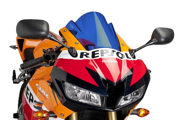 Windschild Puig Z-Racing-Scheibe mit ABE für Honda CBR600RR Bj. 2013 - 2016