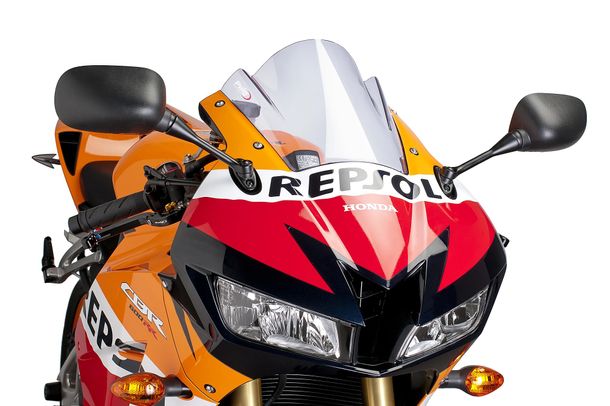 Windschild Puig Z-Racing-Scheibe mit ABE für Honda CBR600RR Bj. 2013 - 2016