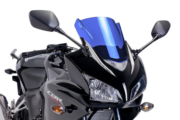 Windschild Puig Z-Racing-Scheibe mit ABE für Honda CBR500 RA, CBR500R (Bj. 2013 - 2015)