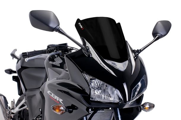 Windschild Puig Z-Racing-Scheibe mit ABE für Honda CBR500 RA, CBR500R Bj. 2013 - 2015