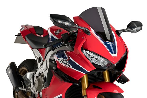 Windschild Puig R-Racer-Scheibe 345 x 245 mm mit ABE für Honda CBR1000RR Fireblade SP, CBR1000RR Fireblade SP2, u.a. (Bj. 2017 - 2019)