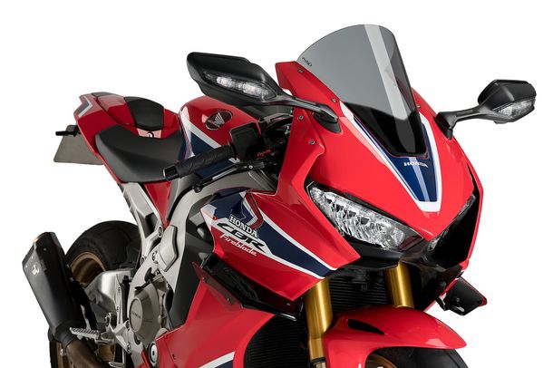 Windschild Puig R-Racer-Scheibe 345 x 245 mm mit ABE für Honda CBR1000RR Fireblade SP, CBR1000RR Fireblade SP2 Bj. 2017 - 2019