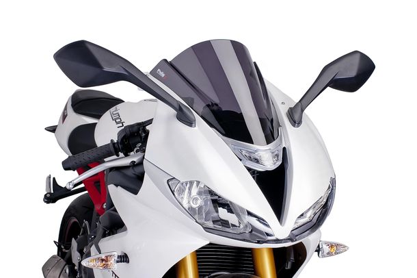 Windschild Puig Z-Racing-Scheibe mit ABE für Triumph Daytona 675, Daytona 675 R (Bj. 2013 - 2017)