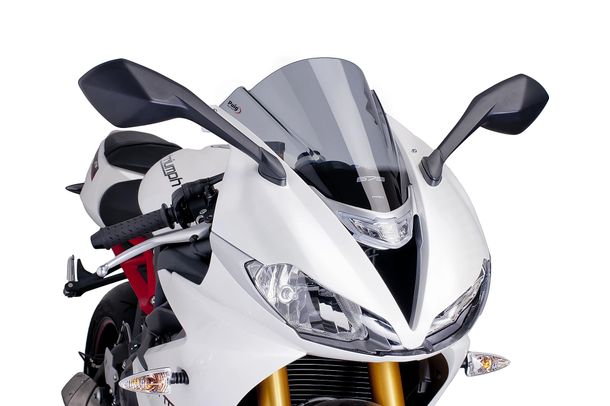 Windschild Puig Z-Racing-Scheibe mit ABE für Triumph Daytona 675, Daytona 675 R (Bj. 2013 - 2017)