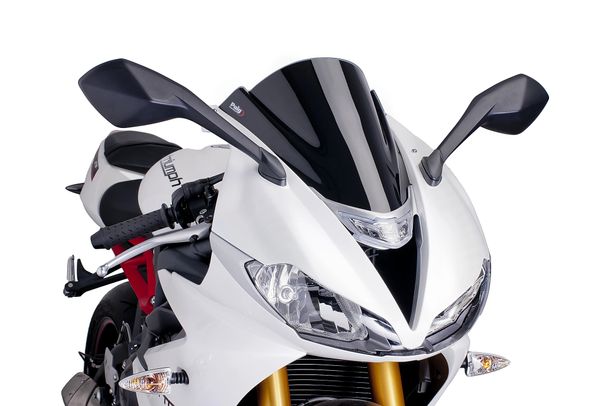 Windschild Puig Z-Racing-Scheibe mit ABE für Triumph Daytona 675, Daytona 675 R Bj. 2013 - 2017
