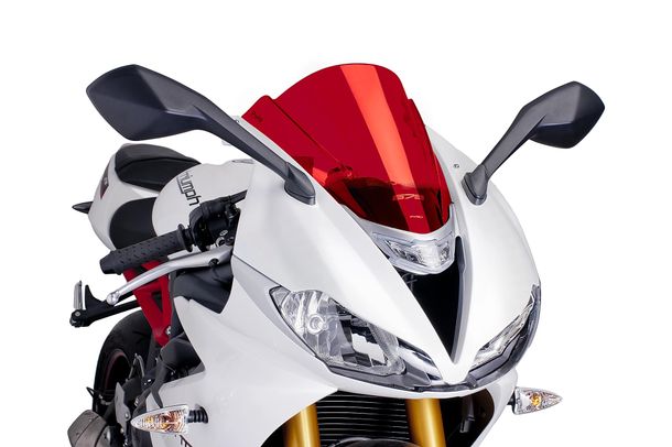 Windschild Puig Z-Racing-Scheibe mit ABE für Triumph Daytona 675, Daytona 675 R Bj. 2013 - 2017