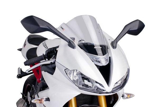 Windschild Puig Z-Racing-Scheibe mit ABE für Triumph Daytona 675, Daytona 675 R Bj. 2013 - 2017