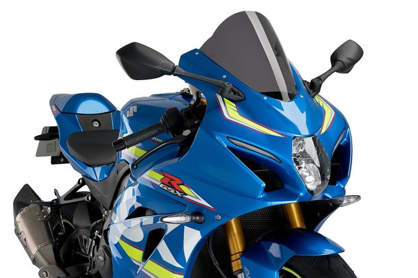 Windschild Puig R-Racer-Scheibe 288 x 285 mm mit ABE für Suzuki GSX-R1000, GSX-R1000R Bj. 2017 - 2021