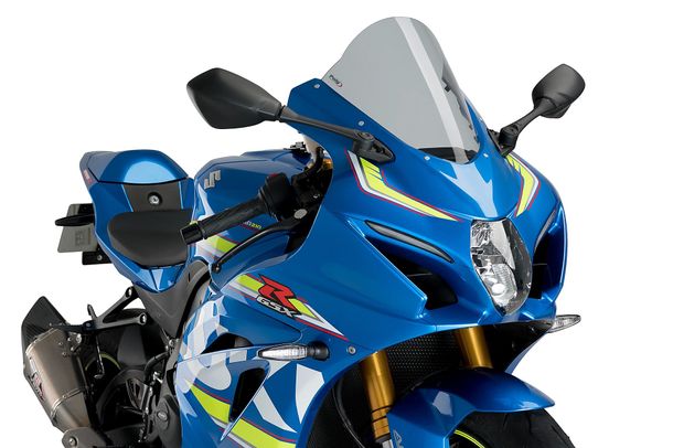 Windschild Puig R-Racer-Scheibe 288 x 285 mm mit ABE für Suzuki GSX-R1000, GSX-R1000R Bj. 2017 - 2021