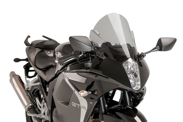 Windschild Puig Z-Racing-Scheibe mit ABE für Hyosung GT650Ri Bj. 2013 - 2016