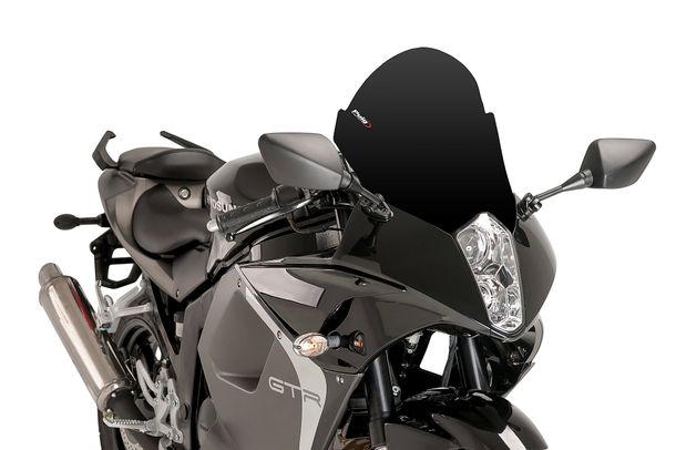 Windschild Puig Z-Racing-Scheibe mit ABE für Hyosung GT650Ri Bj. 2013 - 2016