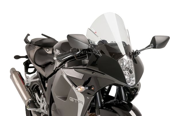Windschild Puig Z-Racing-Scheibe mit ABE für Hyosung GT650Ri Bj. 2013 - 2016