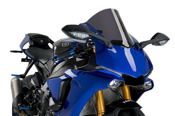 Windschild Puig R-Racer-Scheibe 365 x 305 mm mit ABE für Yamaha YZF-R1, YZF-R1M Bj. 2015 - 2019