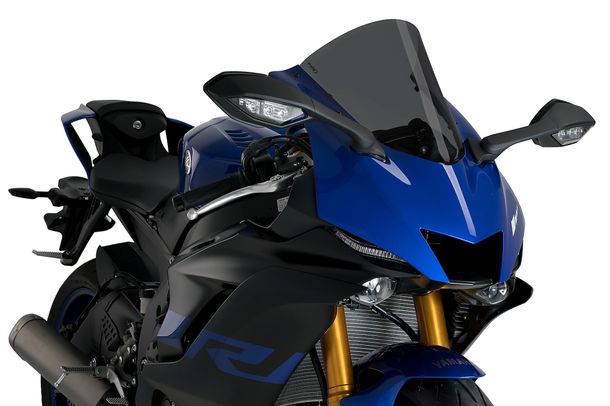 Windschild Puig R-Racer-Scheibe 370 x 280 mm mit ABE für Yamaha YZF-R6 Race, YZF-R7, YZF-R6 Bj. 2017 - 2026