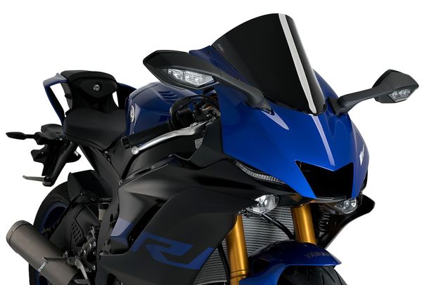 Windschild Puig R-Racer-Scheibe 370 x 280 mm mit ABE für Yamaha YZF-R6 Race, YZF-R7, YZF-R6 Bj. 2017 - 2026