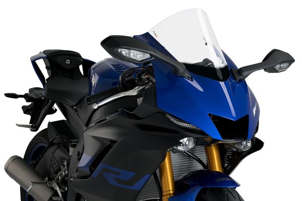 Windschild Puig R-Racer-Scheibe 370 x 280 mm mit ABE für Yamaha YZF-R6 Race, YZF-R7, YZF-R6 Bj. 2017 - 2026