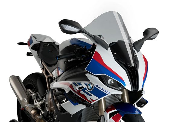 Windschild Puig R-Racer-Scheibe 450 x 430 mm mit ABE für BMW S1000RR, M1000RR Bj. 2019 - 2026