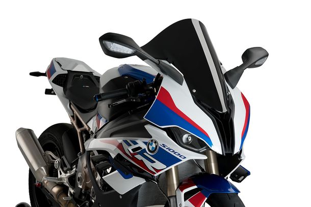 Windschild Puig R-Racer-Scheibe 450 x 430 mm mit ABE für BMW S1000RR, M1000RR Bj. 2019 - 2026