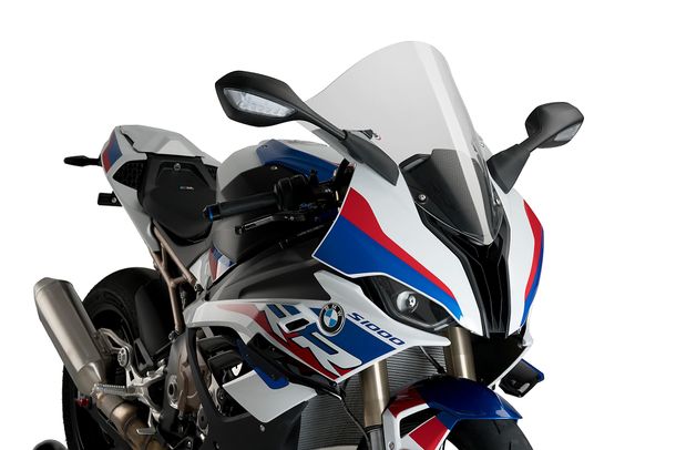 Windschild Puig R-Racer-Scheibe 450 x 430 mm mit ABE für BMW S1000RR, M1000RR Bj. 2019 - 2026