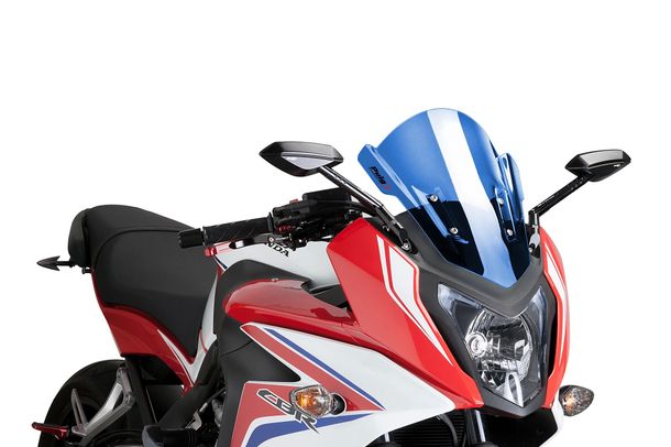 Windschild Puig Z-Racing-Scheibe mit ABE für Honda CBR650F (Bj. 2014 - 2018)