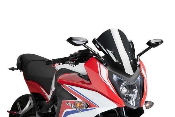 Windschild Puig Z-Racing-Scheibe mit ABE für Honda CBR650F Bj. 2014 - 2018