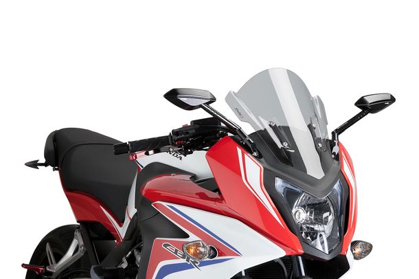 Windschild Puig Z-Racing-Scheibe mit ABE für Honda CBR650F Bj. 2014 - 2018
