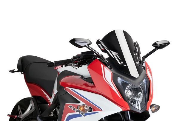 Windschild Puig Z-Racing-Scheibe mit ABE für Honda CBR650F Bj. 2014 - 2018
