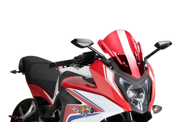 Windschild Puig Z-Racing-Scheibe mit ABE für Honda CBR650F Bj. 2014 - 2018