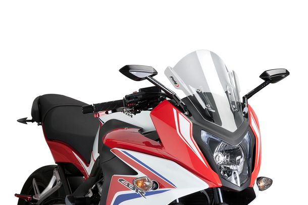 Windschild Puig Z-Racing-Scheibe mit ABE für Honda CBR650F Bj. 2014 - 2018