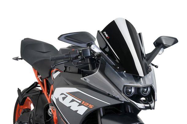 Windschild Puig Z-Racing-Scheibe mit ABE für KTM RC125, RC390 Bj. 2014 - 2021