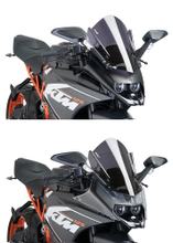 Windschild Puig Z-Racing-Scheibe mit ABE für KTM RC125, RC390 Bj. 2014 - 2021