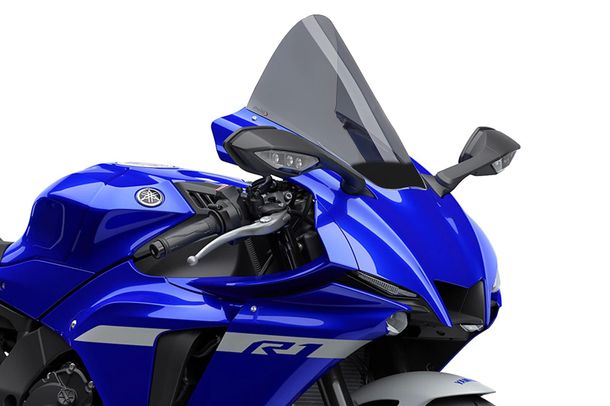 Windschild Puig R-Racer-Scheibe 335 x 298 mm mit ABE für Yamaha YZF-R1, YZF-R1M, YZF-R1 Race Bj. 2020 - 2026