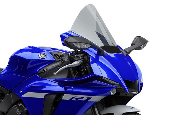 Windschild Puig R-Racer-Scheibe 335 x 298 mm mit ABE für Yamaha YZF-R1, YZF-R1M, YZF-R1 Race Bj. 2020 - 2026