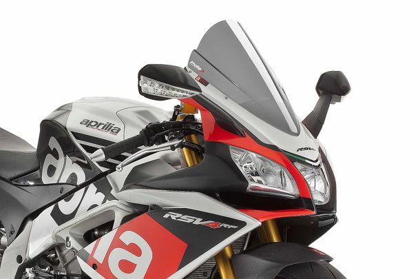 Windschild Puig Z-Racing-Scheibe mit ABE für Aprilia RSV4 RR, RSV4 RF, RSV4 1000RR Bj. 2015 - 2020