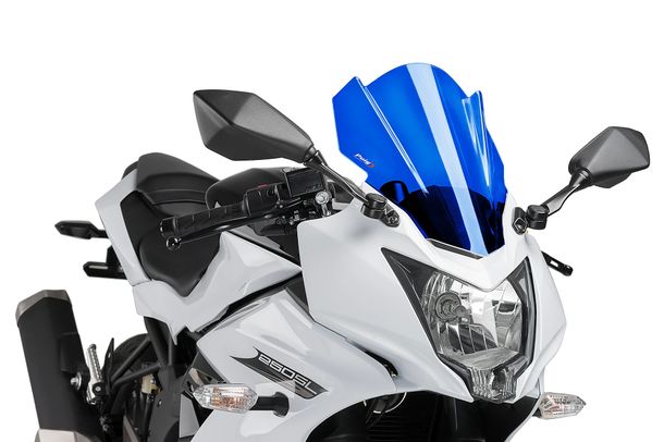 Windschild Puig Z-Racing-Scheibe mit ABE für Kawasaki NINJA 250SL (Bj. 2015 - 2016)