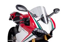 Pare-brise Puig bulle R-Racer avec homologation ABE pour Ducati 1199 Panigale S, 1199 Panigale, Panigale 1199 S Tricolore année 2012 - 2017
