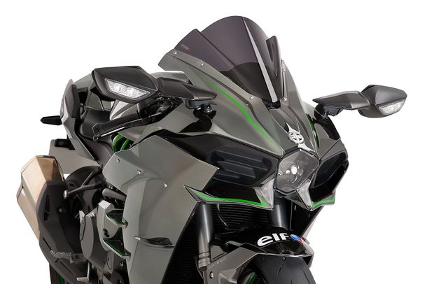 Windschild Puig Z-Racing-Scheibe mit ABE für Kawasaki NINJA H2 (Bj. 2015 - 2020)