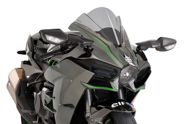 Windschild Puig Z-Racing-Scheibe mit ABE für Kawasaki Ninja H2 Bj. 2015 - 2020