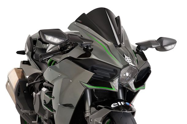 Windschild Puig Z-Racing-Scheibe mit ABE für Kawasaki Ninja H2 Bj. 2015 - 2020