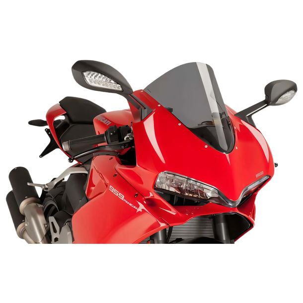 Windschild Puig R-Racer-Scheibe mit ABE für Ducati 959 Panigale, 1299 Panigale, 1299 Panigale S Bj. 2015 - 2019