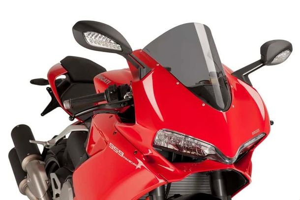 Windschild Puig R-Racer-Scheibe mit ABE für Ducati 1299 PANIGALE, 1299 PANIGALE S, 959 PANIGALE, u.a. (Bj. 2015 - 2019)