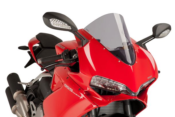 Windschild Puig R-Racer-Scheibe mit ABE für Ducati 959 Panigale, 1299 Panigale, 1299 Panigale S Bj. 2015 - 2019