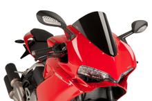 Pare-brise Puig bulle R-Racer avec ABE pour Ducati 959 Panigale, 1299 Panigale, 1299 Panigale S année 2015 - 2019